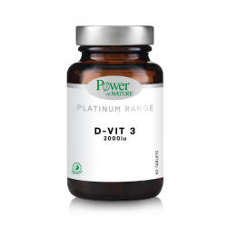 Power of Nature Platinum Range D-Vit3 2000IU, 60tabs